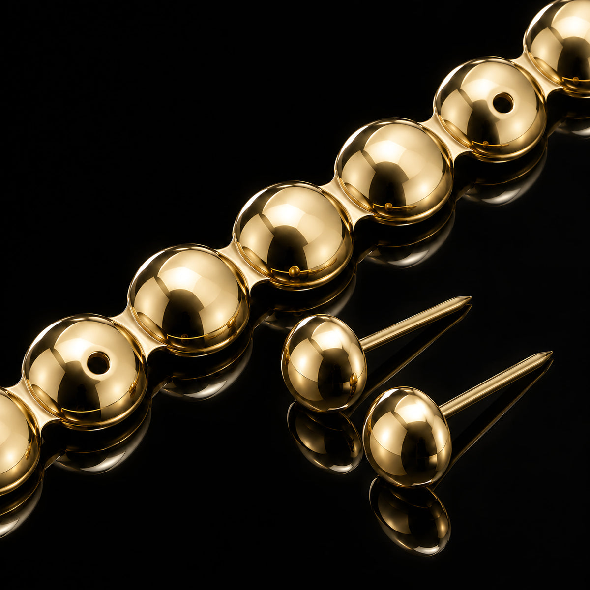 No200 eyelet per metre Φ20 mm — No200 eyelet per metre Φ20 mm · Gold