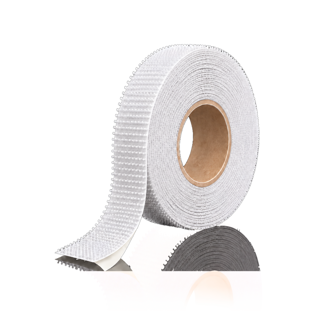 Self-adhesive hook and loop tape 25 m/roll — Self-adhesive hook and loop tape 25 m/roll · Hook (hard) · 2 cm · White