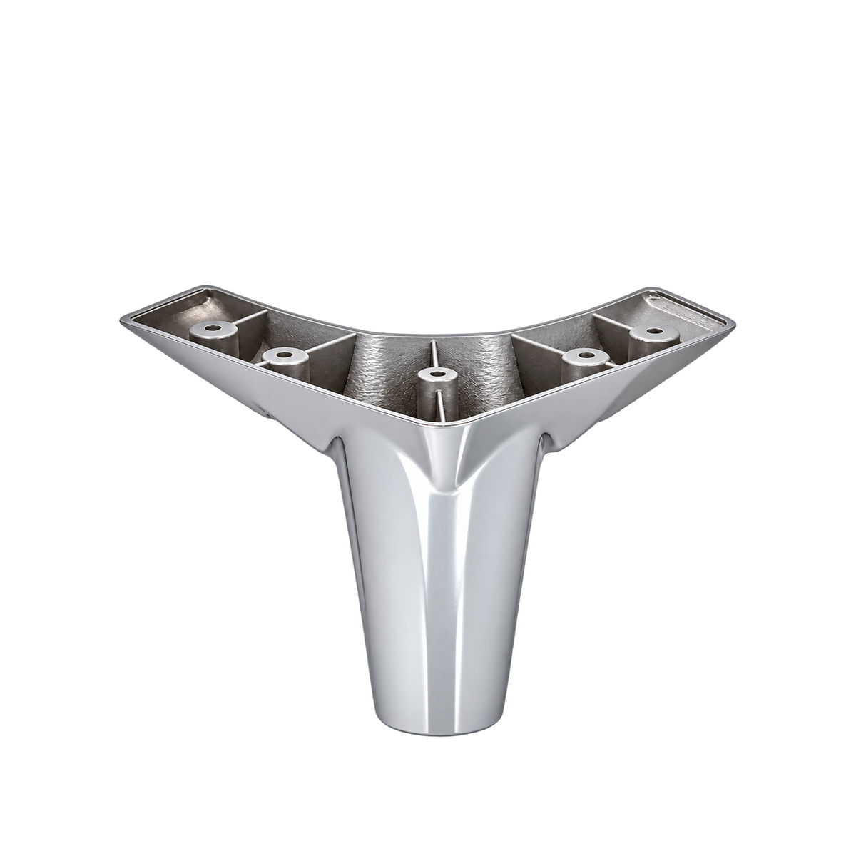 Plastic leg K09 silver — Product view