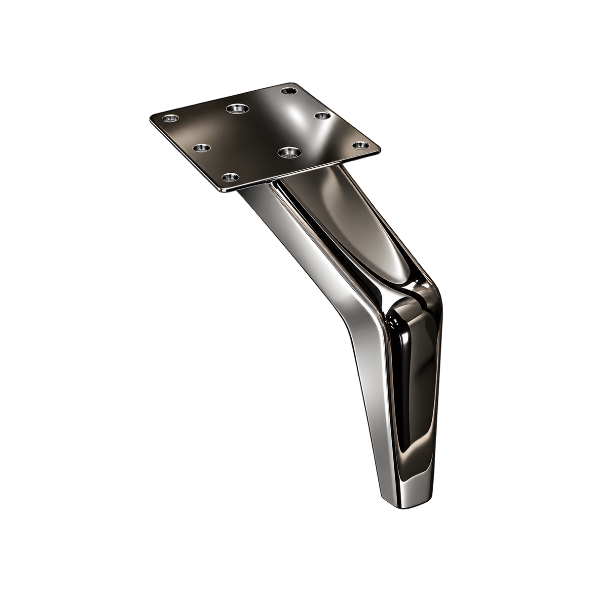 Metal leg S 45 12 cm black — Product view