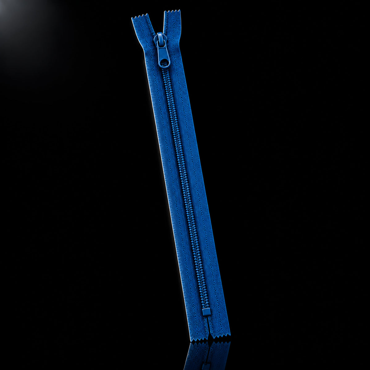 Zipper with slider No3 20 cm - 100 pcs — Zipper with slider No3 20 cm - 100 pcs · Electric blue