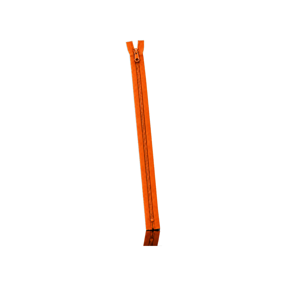 Zipper with slider No3 47 cm - 100 pcs — Zipper with slider No3 47 cm - 100 pcs · Orange