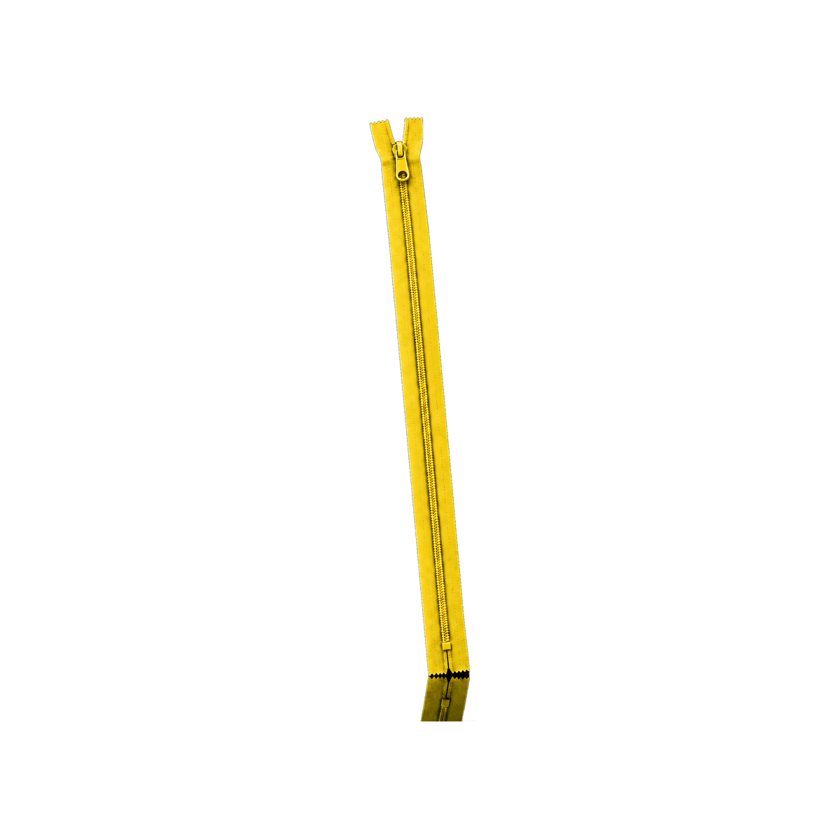 Zipper with slider No3 47 cm - 100 pcs — Zipper with slider No3 47 cm - 100 pcs · Yellow