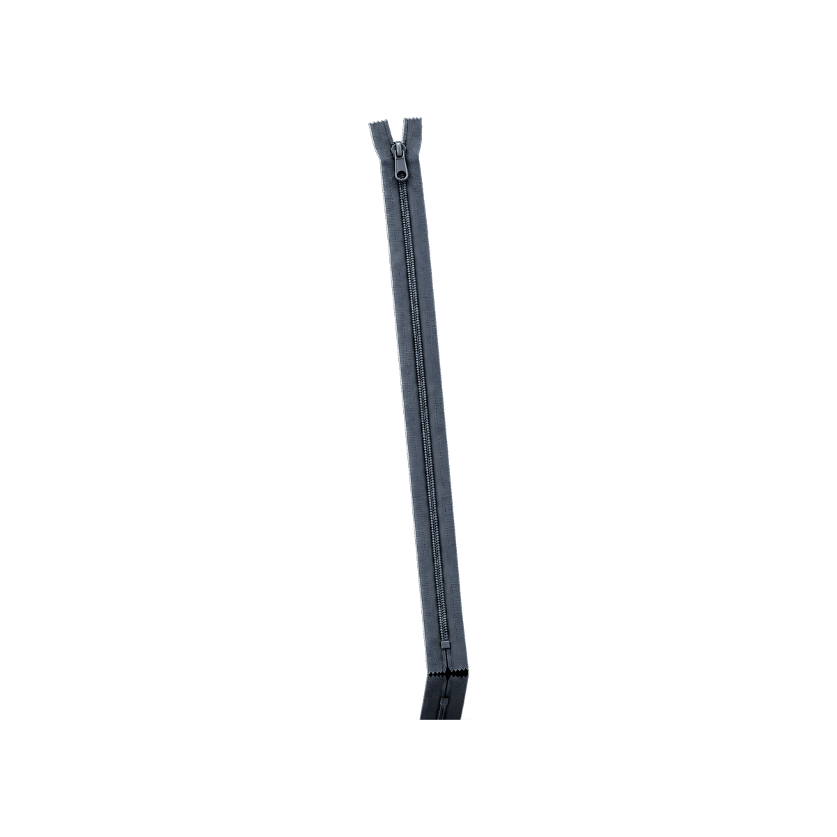 Zipper with slider No3 47 cm - 100 pcs — Zipper with slider No3 47 cm - 100 pcs · Dark grey