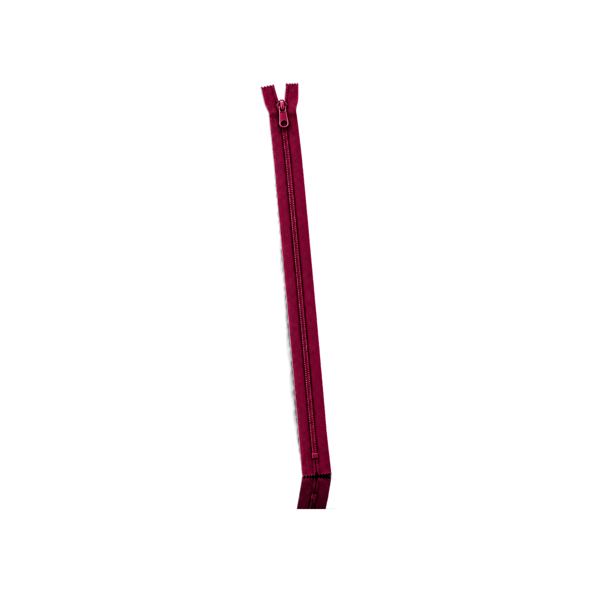 Zipper with slider No3 47 cm - 100 pcs — Zipper with slider No3 47 cm - 100 pcs · Burgundy