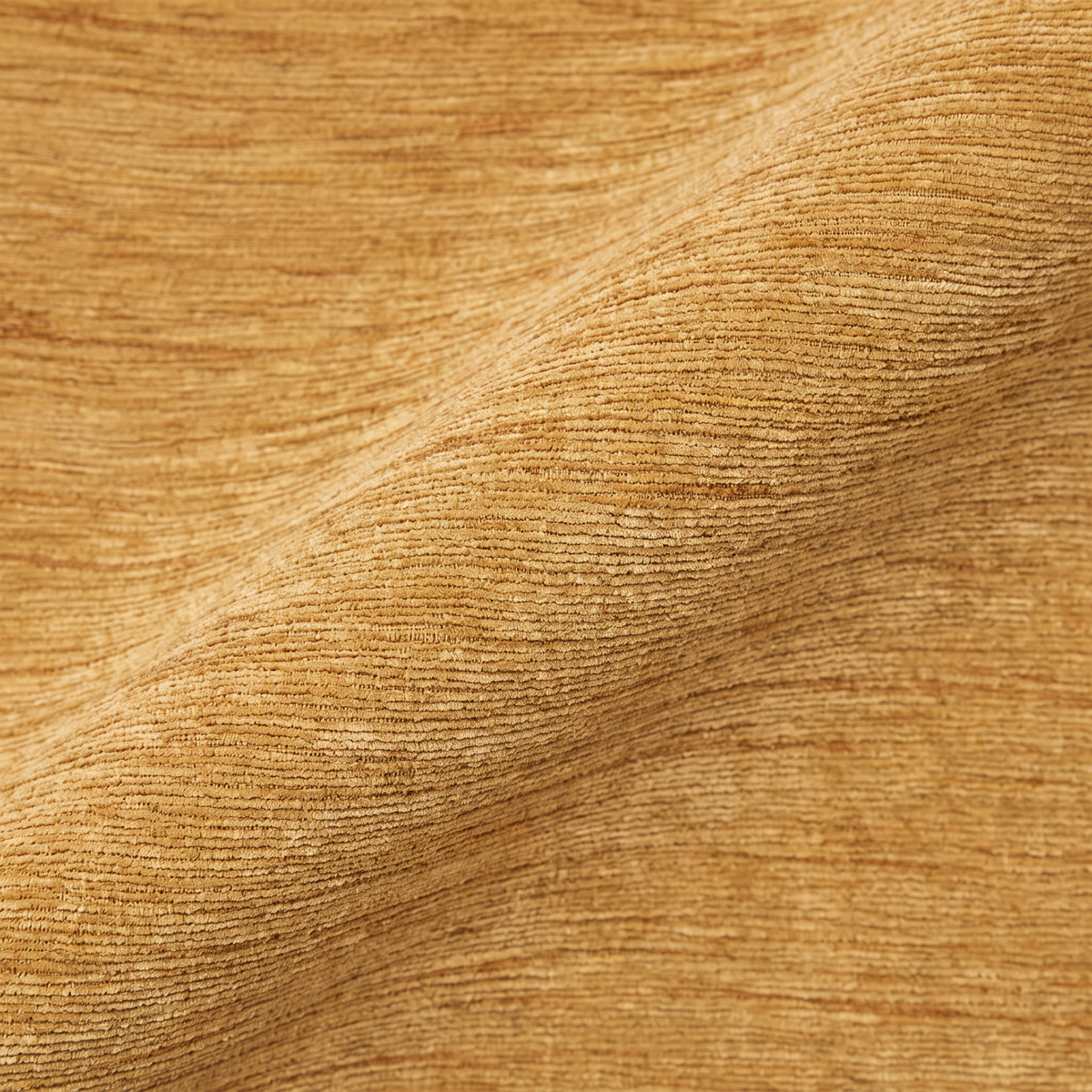 MONACO fabric 140 cm — Ύφασμα MONACO-43 σε απαλή κυματιστή πτυχή, χρυσοκάστανο με λεπτές οριζόντιες νεράδες.