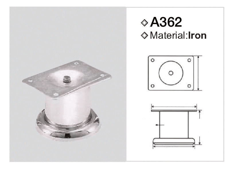 METAL FEET A362