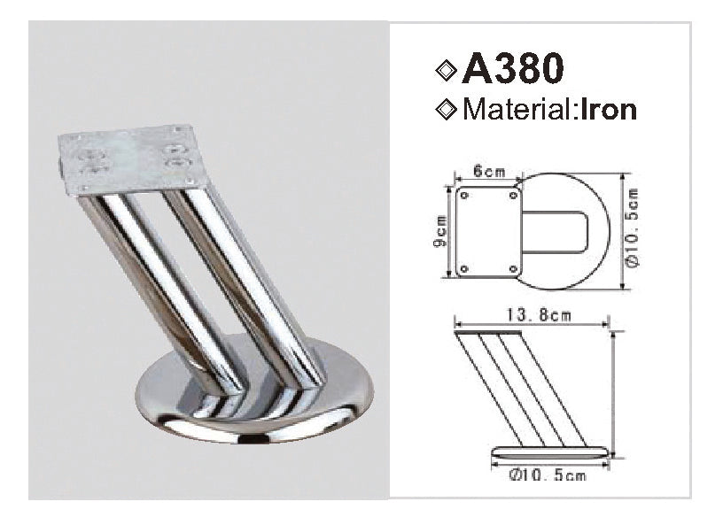 METAL FEET A380