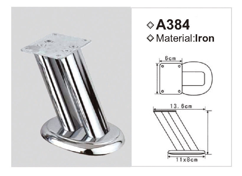 METAL FEET A384