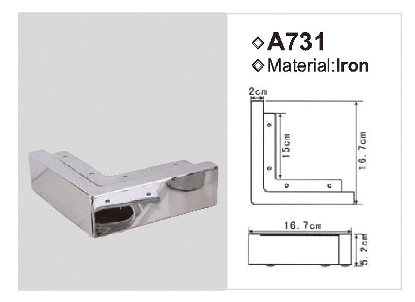 METAL FEET A731
