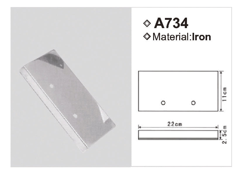 METAL FEET A734