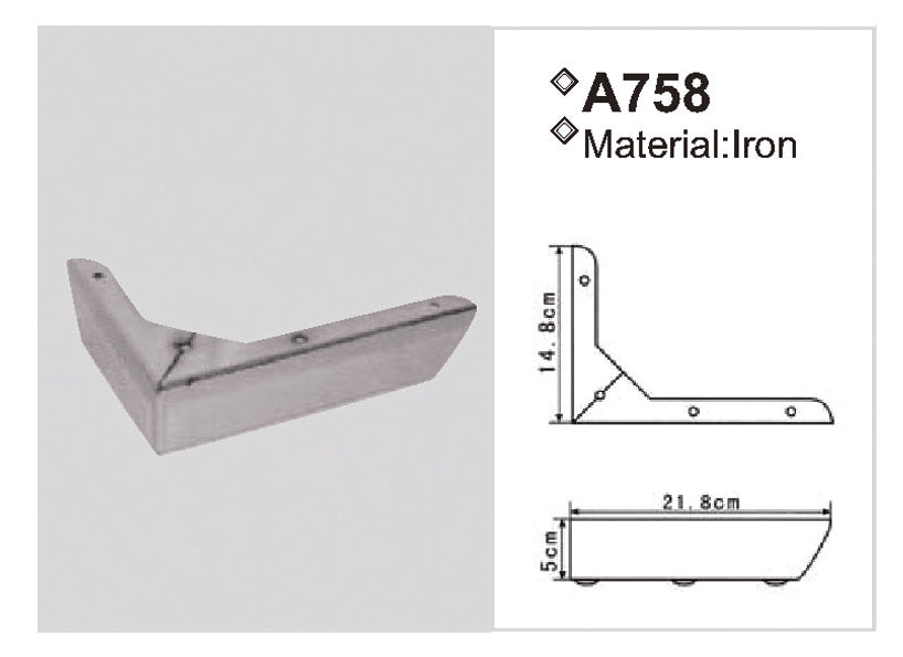 METAL FEET A758