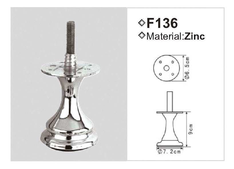 FEET METAL F136