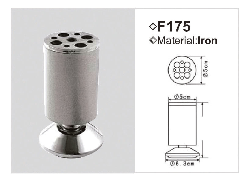 FEET METAL F175-8CM