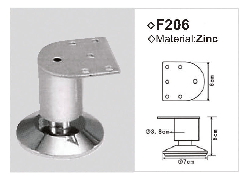 FEET METAL F206