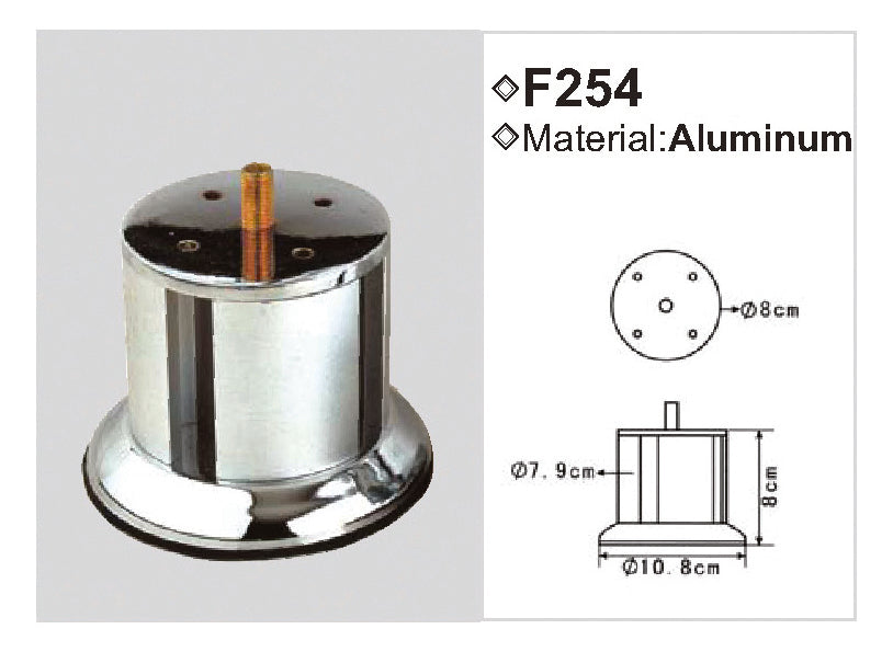 FEET METAL F254