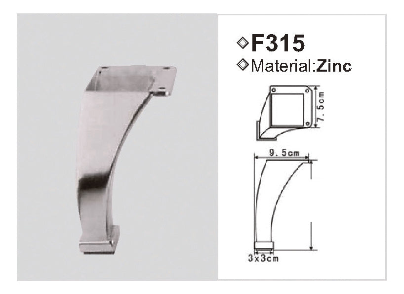 FEET METAL F315-11CM