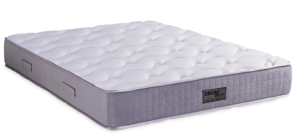 7004 Filoxenia Energy Hyper Soft Plus High Pocket — Πλάγια όψη: λευκή καπιτονέ επιφάνεια και γκρι πλαϊνή φάσα με περιμετρικό τελείωμα. Αίσθηση: μαλακή. Ανατομικό στρώμα.