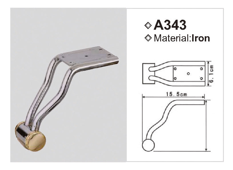 METAL FEET A343