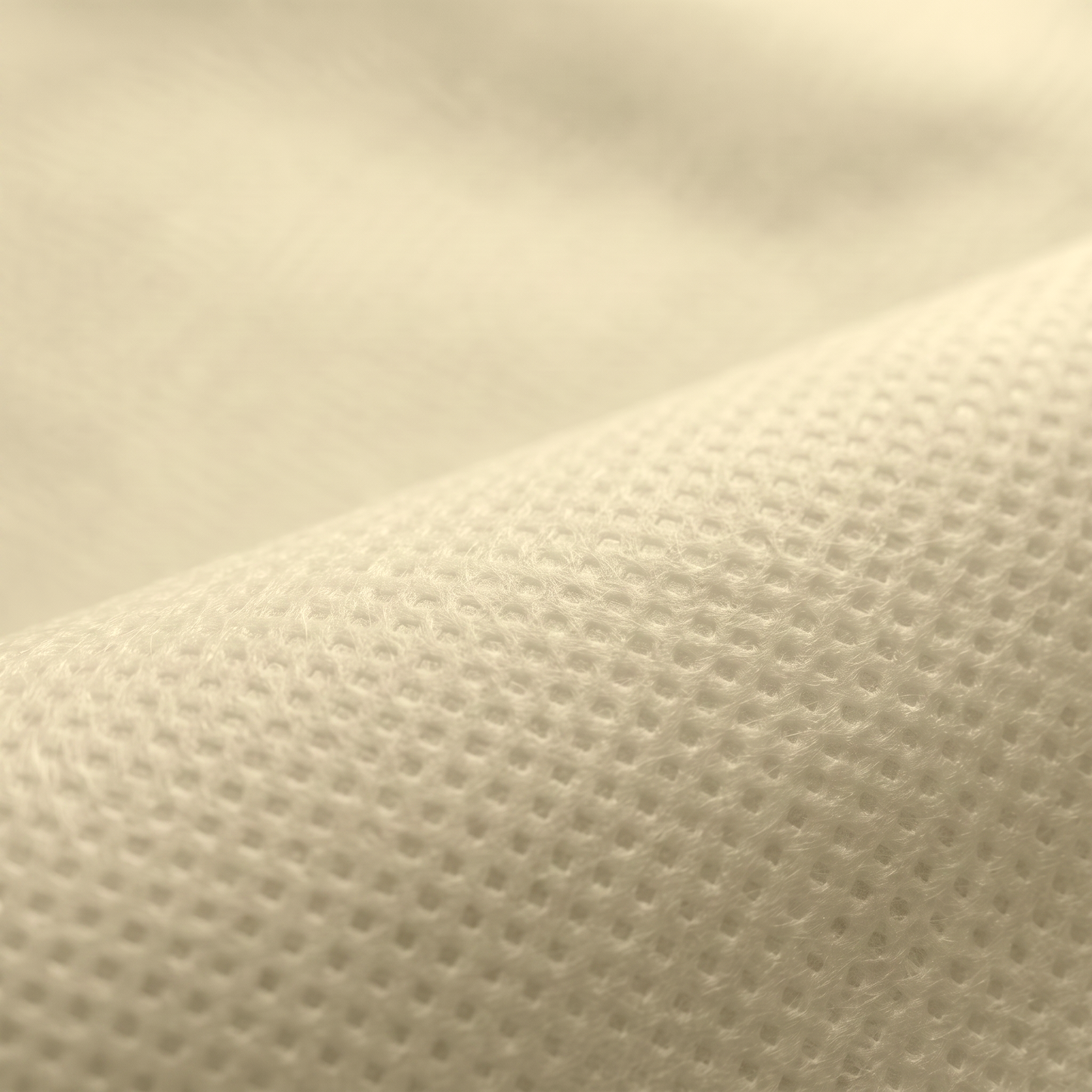 Ύφασμα NON WOVEN 100gr σε εκρού κίτρινο, διαθέσιμο σε πλάτος 160cm, για ενισχυμένες επενδύσεις και διακοσμητικές κατασκευές.