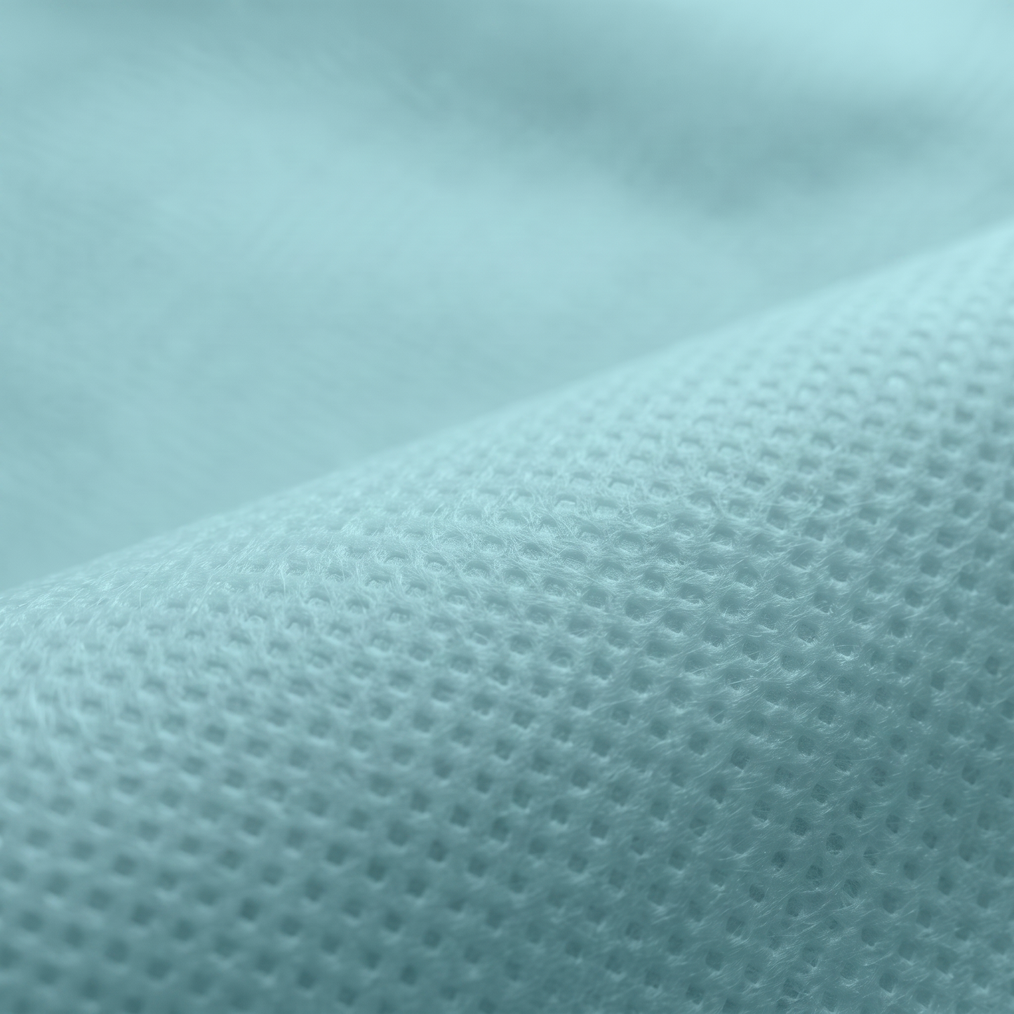 Ύφασμα NON WOVEN 100gr σε σιέλ, διαθέσιμο σε πλάτος 160cm, για ενισχυμένες επενδύσεις και διακοσμητικές κατασκευές.