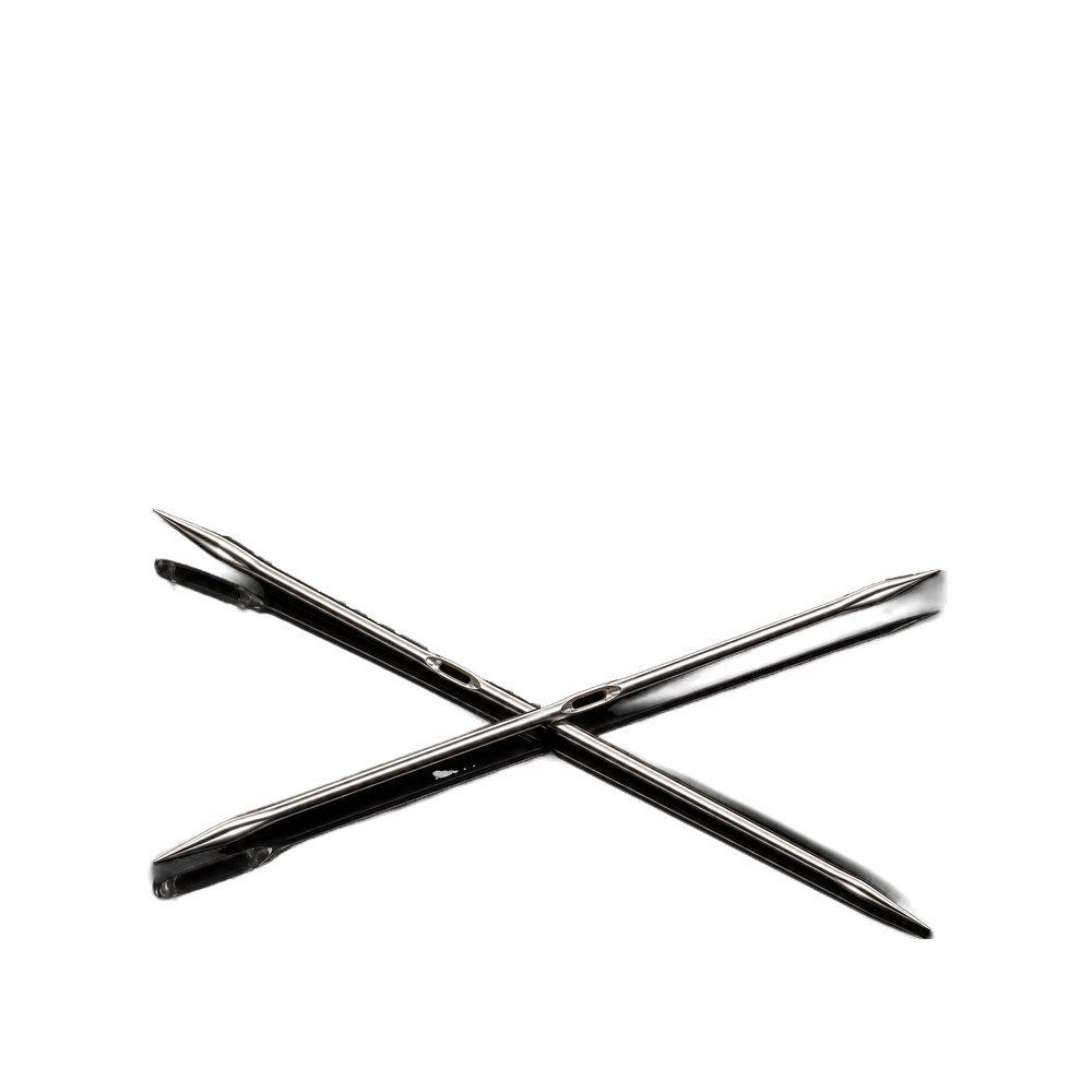 Double-pointed needle