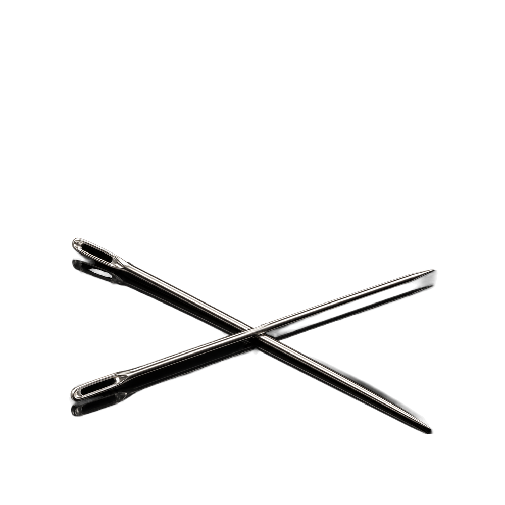 Straight needle