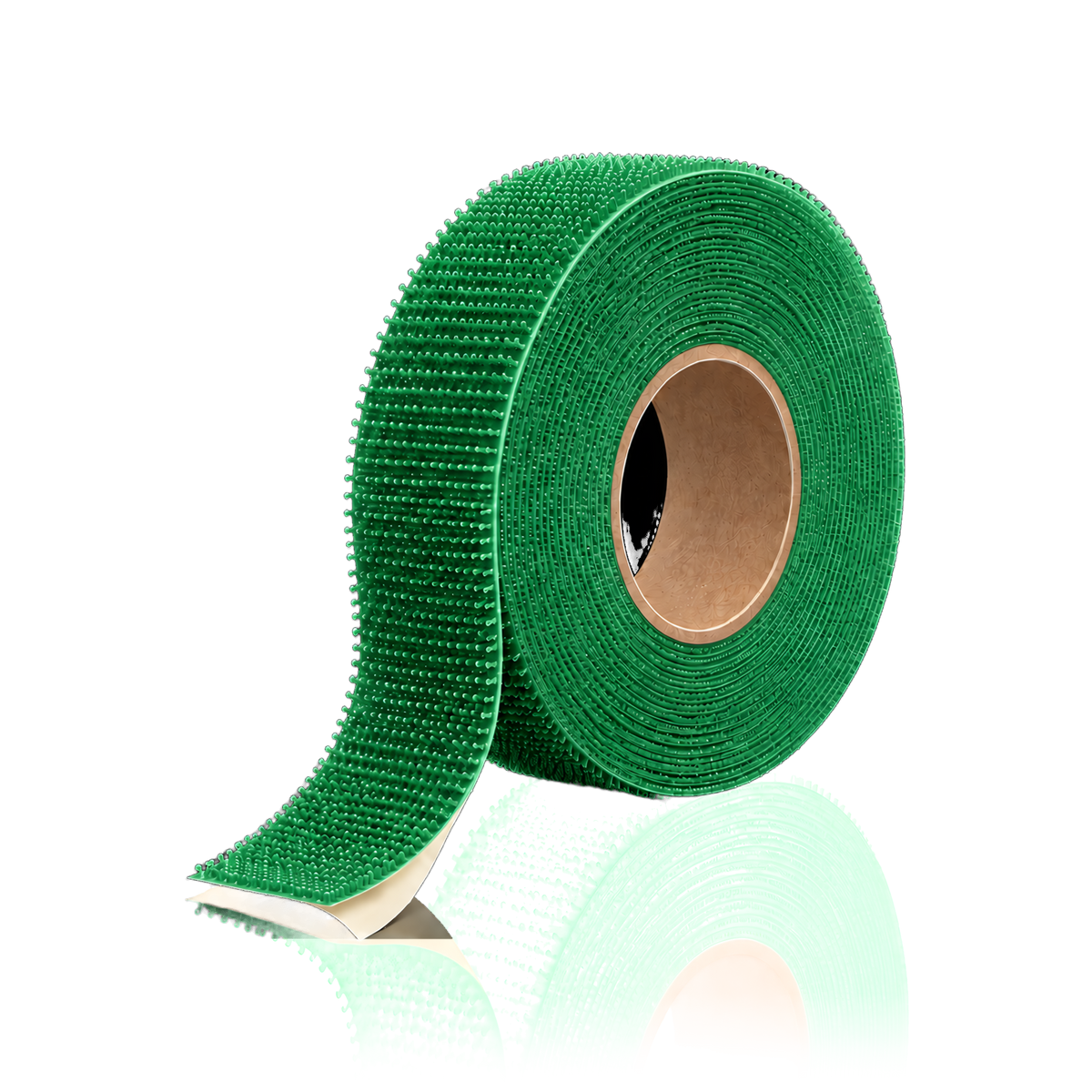Self-adhesive hook and loop tape 25 m/roll — Self-adhesive hook and loop tape 25 m/roll · Hook (hard) · 3 cm · Green