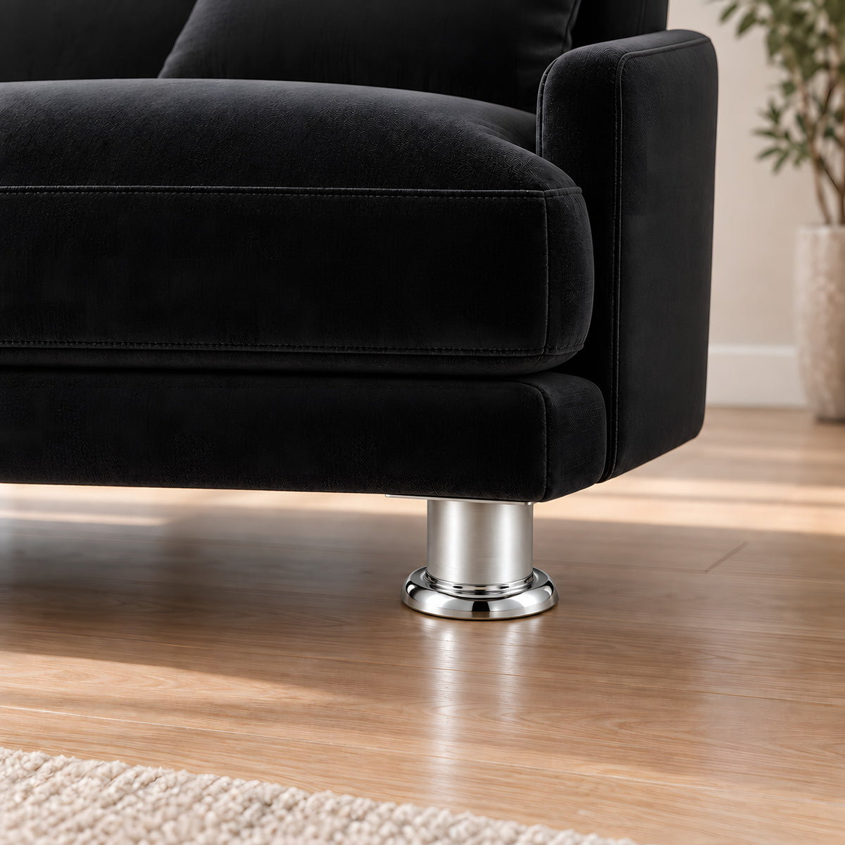 Metal leg A362 — Metal leg A362 · on a sofa, living room