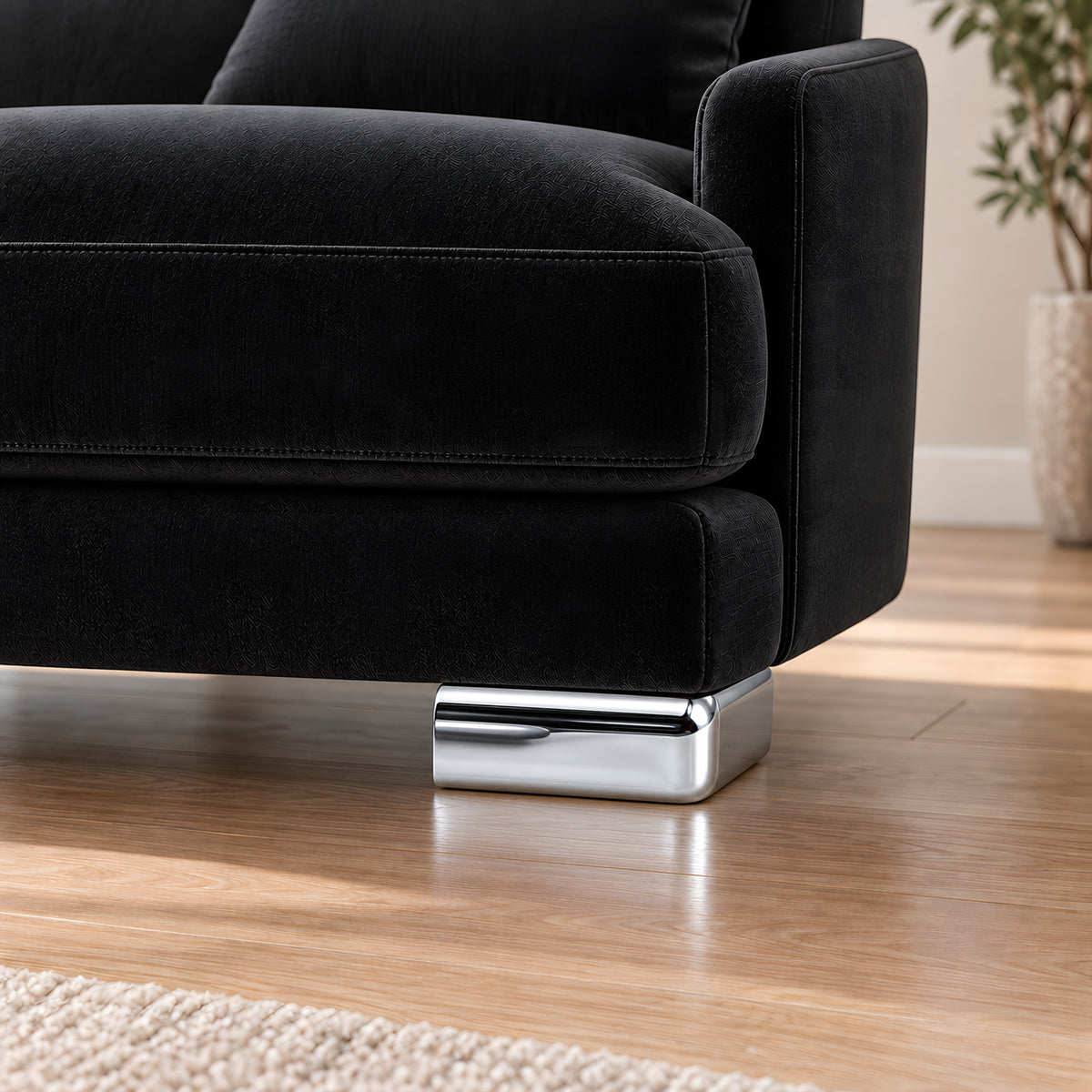 Metal leg A531 — Metal leg A531 · on a sofa, living room
