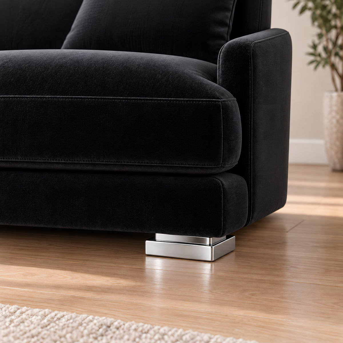 Metal leg A732 — Metal leg A732 · on a sofa, living room