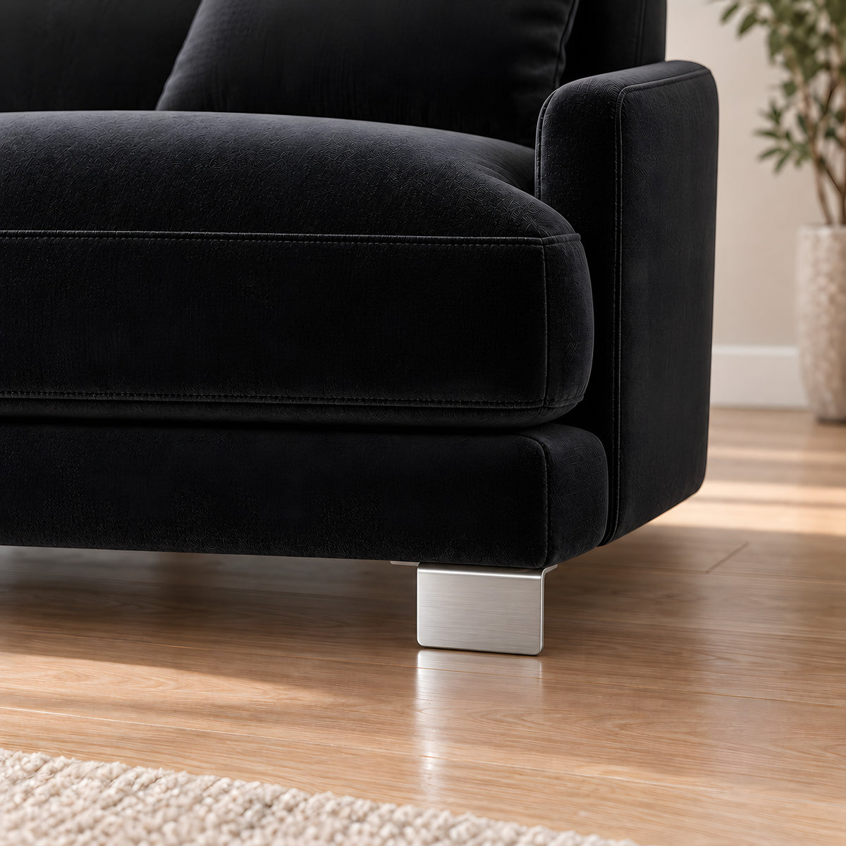 Metal leg A794 — Metal leg A794 · on a sofa, living room