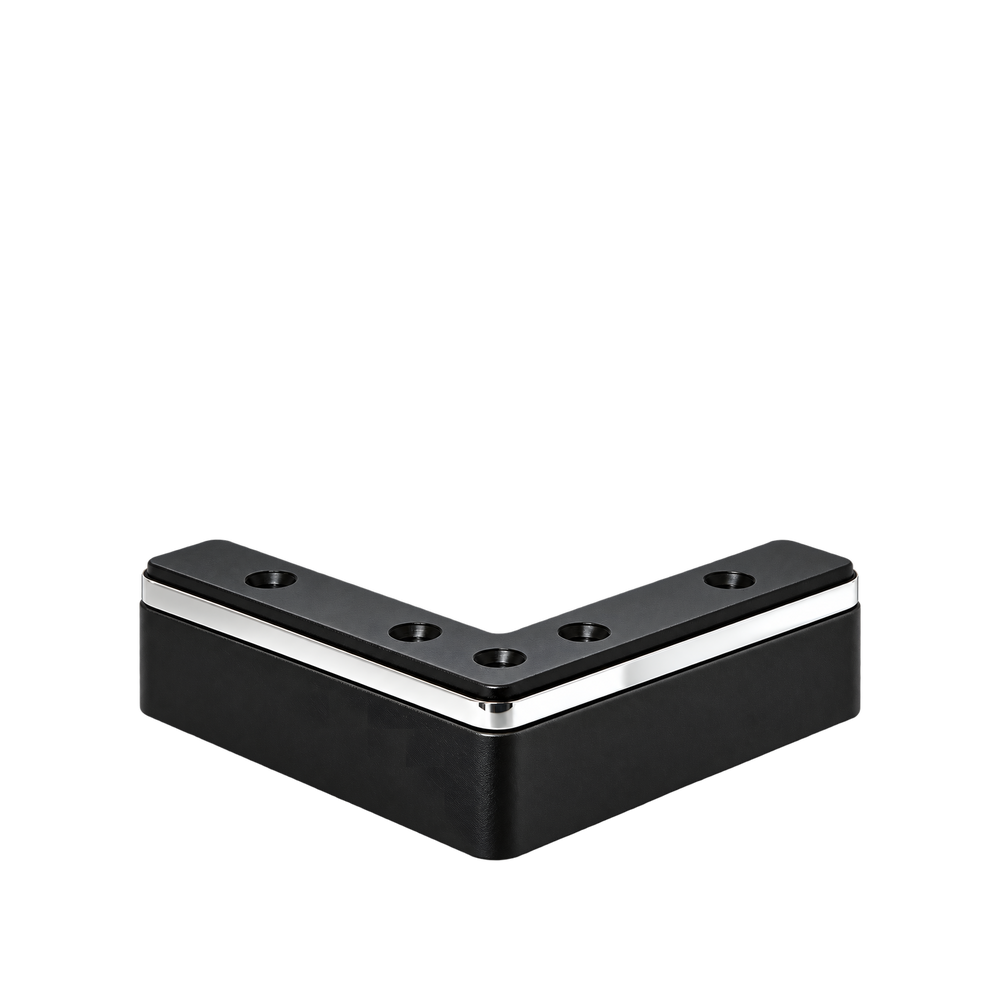 Plastic leg K05 square corner RIP silver