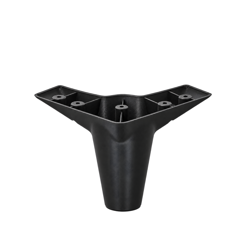Plastic leg K08 black