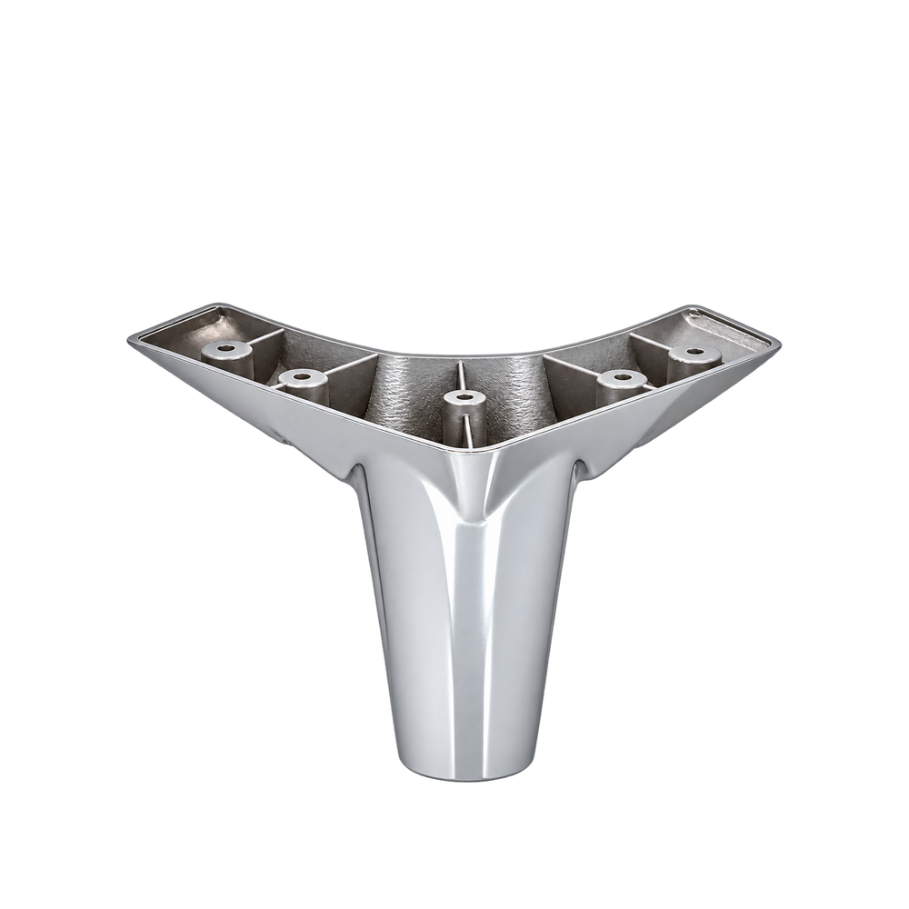 Plastic leg K09 silver
