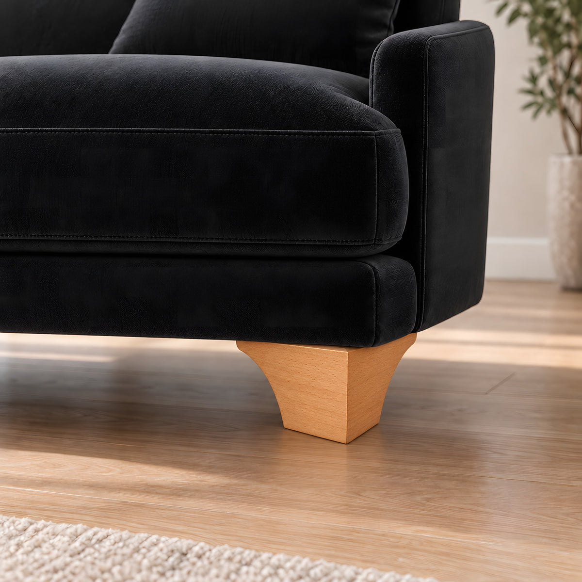 Wooden leg 203 B — Wooden leg 203 B · on a sofa, living room