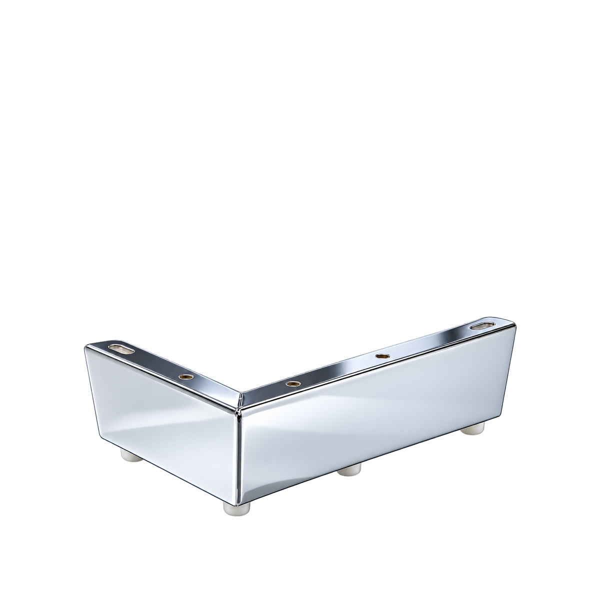 Metal leg S 22 15 × 22 × 5.5 cm — Product view
