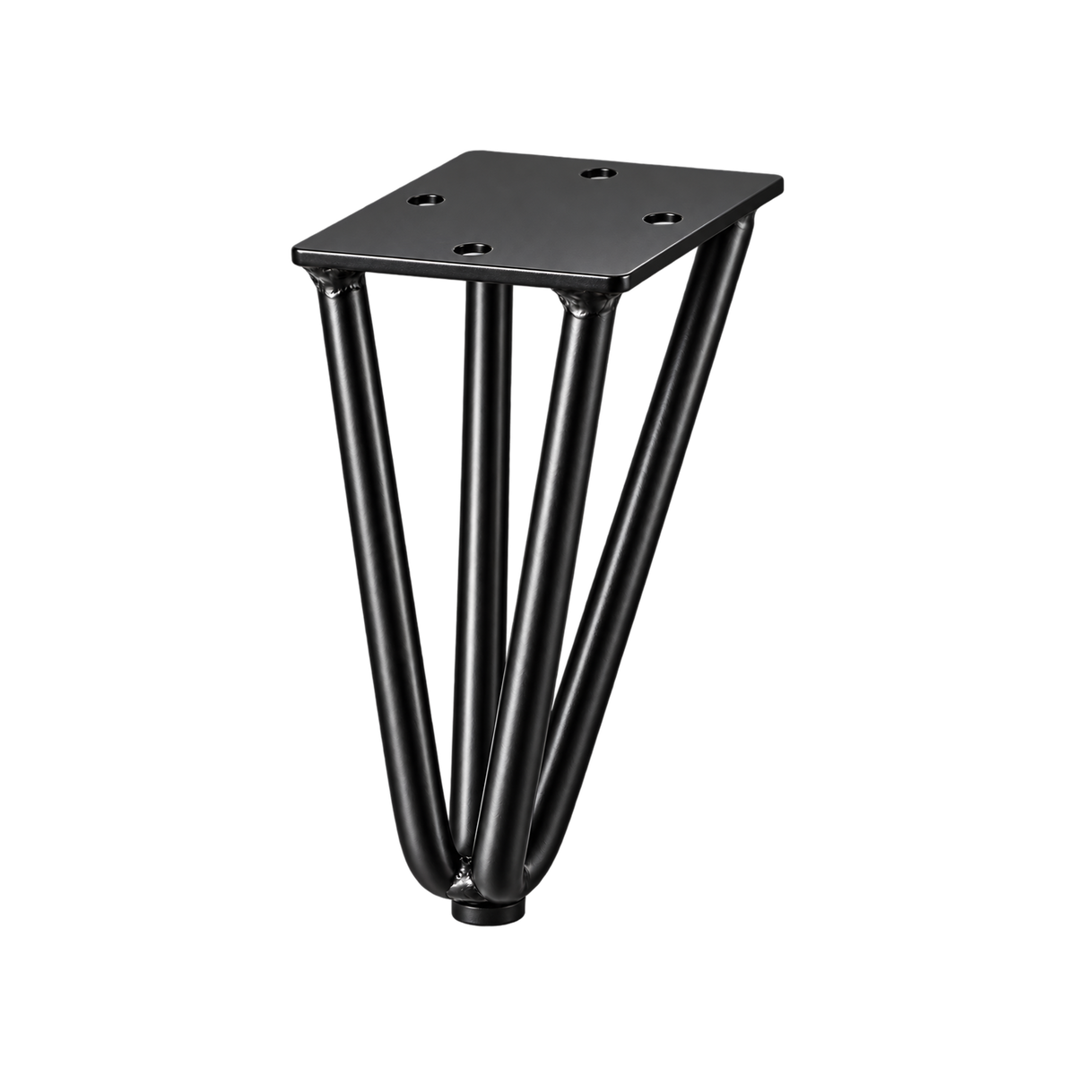 Metal leg S 47 15 cm black — Product view