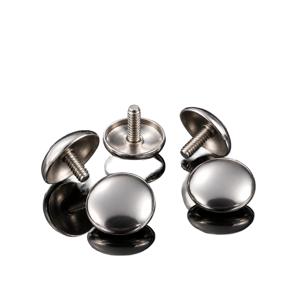 Button shells with screw (200 pcs) — Button shells Φ23 with 17 mm screw (200 pcs) N36
