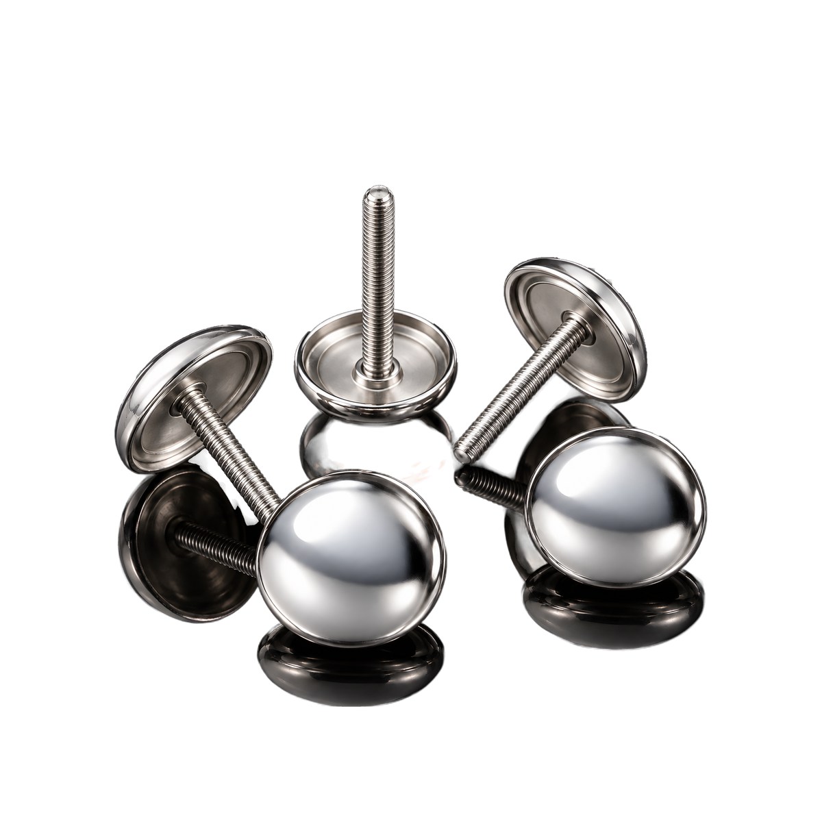 Button shells with screw (200 pcs) — Button shells Φ23 with 40 mm screw (200 pcs) N36