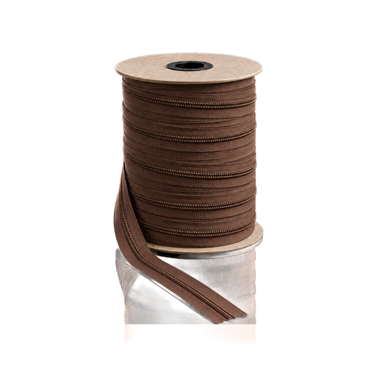 Zipper No5 200 m/spool — Zipper No5 200 m/spool · Brown