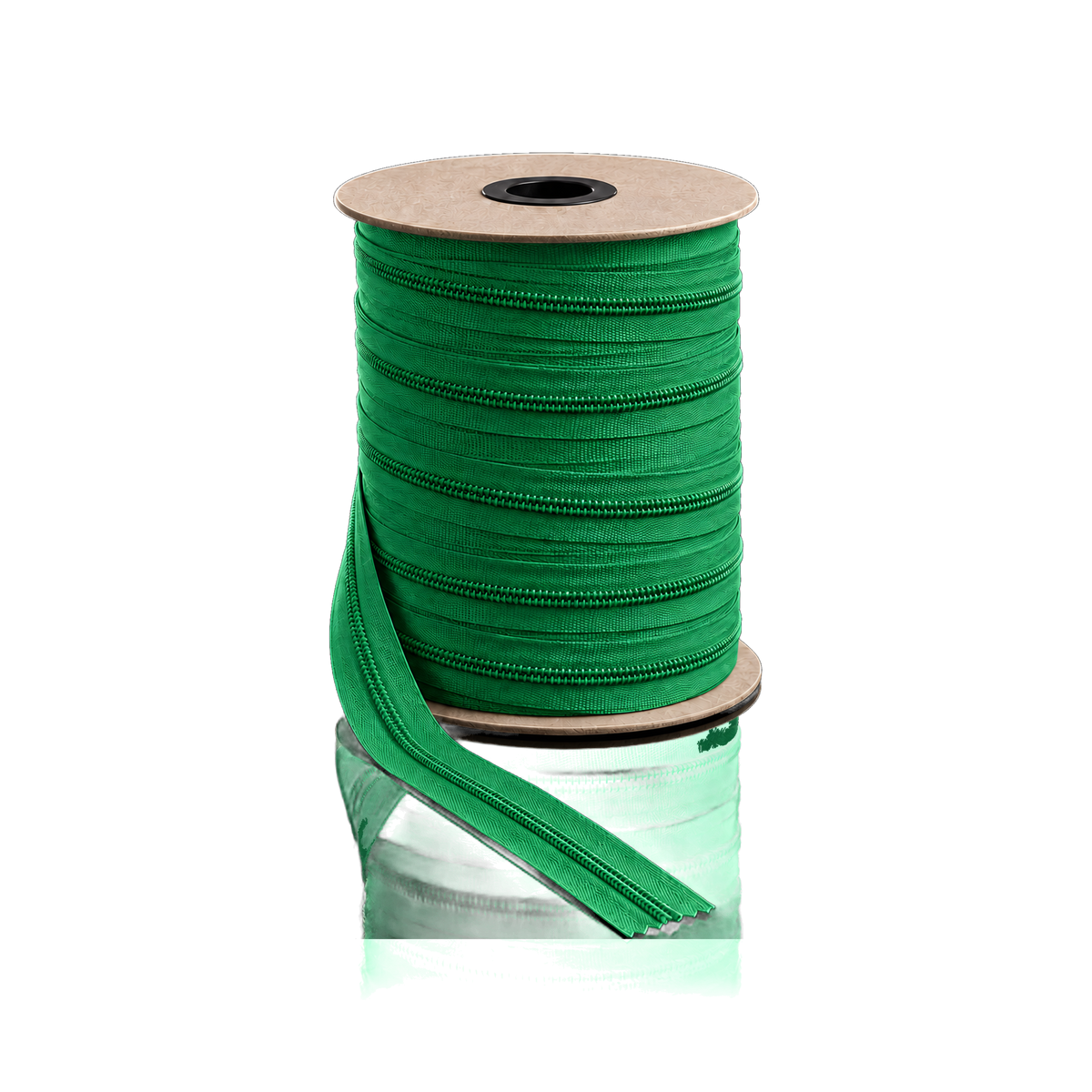 Zipper No5 200 m/spool — Zipper No5 200 m/spool · Green