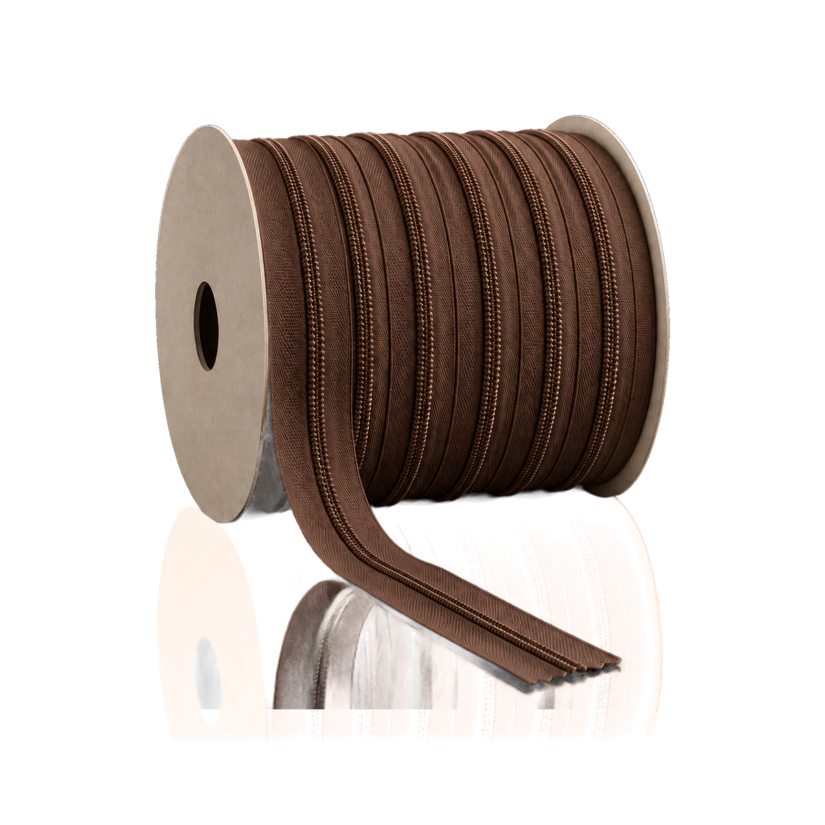 Zipper No7 200 m/spool — Zipper No7 200 m/spool · Brown