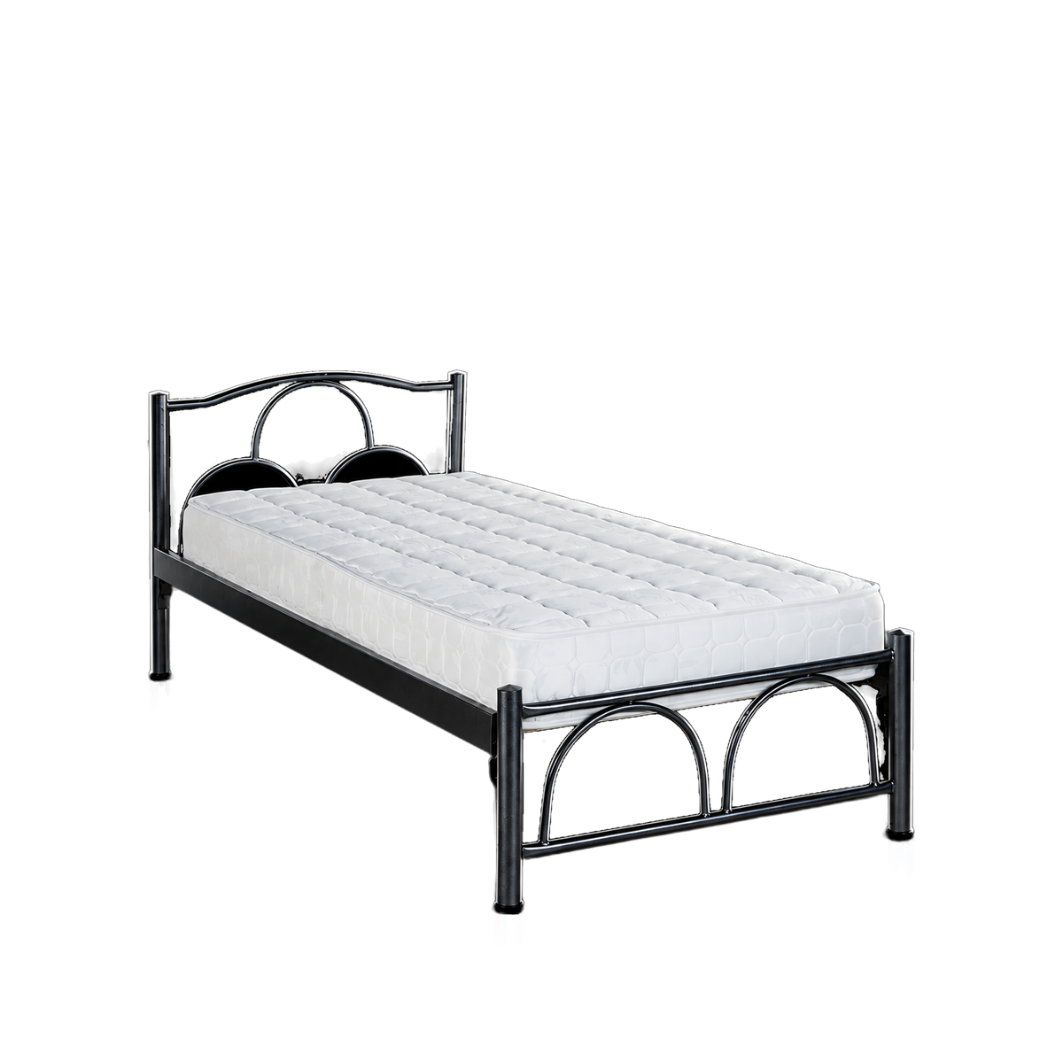 293A Circle metal bed, single — Product view