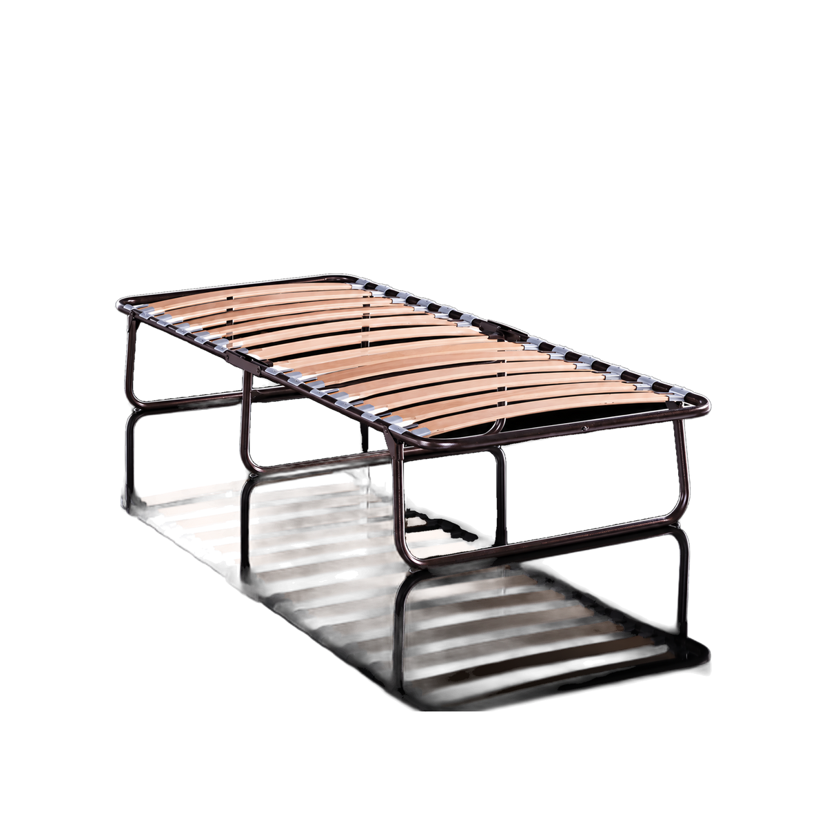 299 BED camp bed with wooden slats