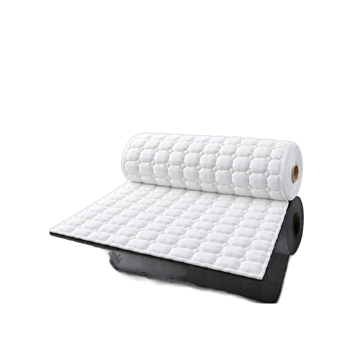 Quilted wadding 150 cm — Quilted wadding 150 cm · White