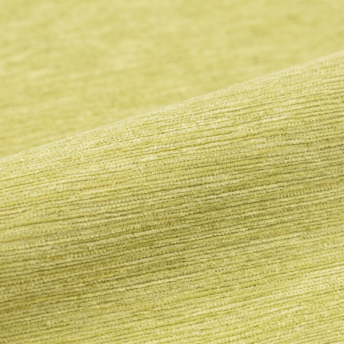 MONACO fabric 140 cm — Ύφασμα MONACO-82 σε απαλή κυματιστή πτυχή, απαλό λαδί με λεπτές οριζόντιες νεράδες.